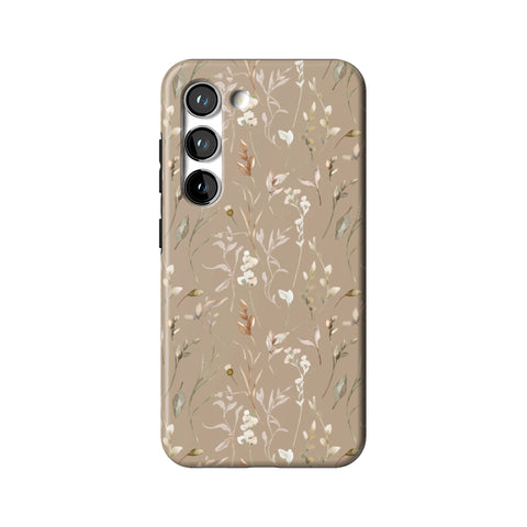 Boho Floral Tough Phone Case for Galaxy S23