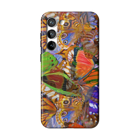 Trippy Butterfly Wings Tough Phone Case for Galaxy S23 Plus
