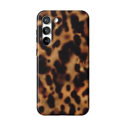 Grunge Tortoise Shell Print Tough Phone Case for Galaxy S23 Plus