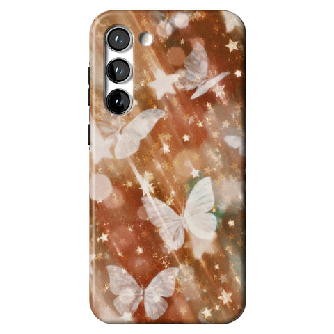 Terracotta Butterfly Tough Phone Case for Galaxy S23 Plus