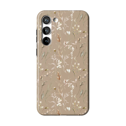 Boho Floral Tough Phone Case for Galaxy S23 Plus
