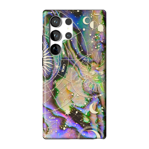 Abalone Zodiac Tough Phone Case for Galaxy S23 Ultra
