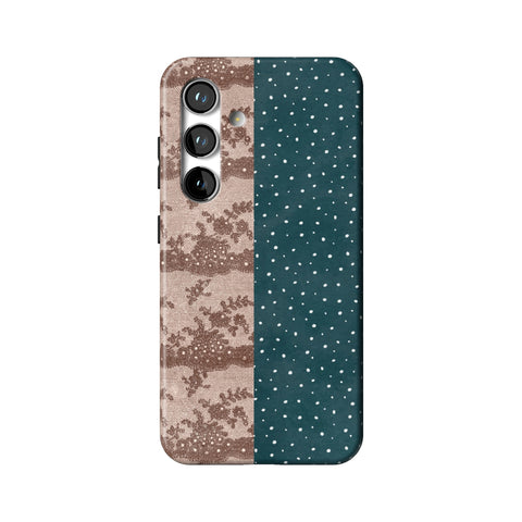 Lace & Tiny Dots Split Tough Phone Case for Galaxy S24