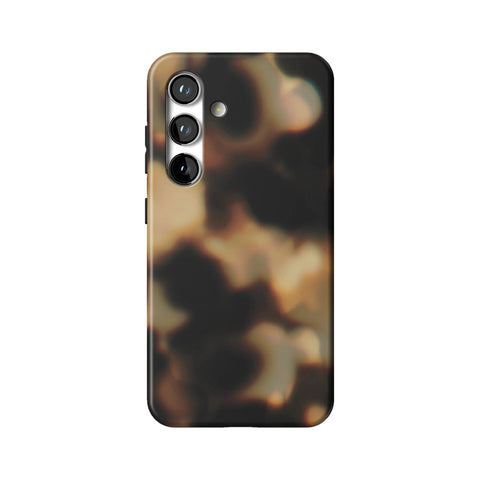 Layered Tortoise Shell Tough Phone Case for Galaxy S24