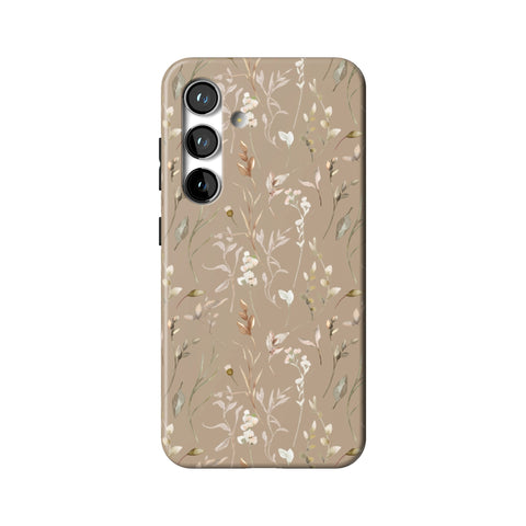 Boho Floral Tough Phone Case for Galaxy S24