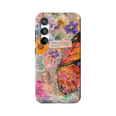 Monarch Collage Tough Phone Case for Galaxy S24