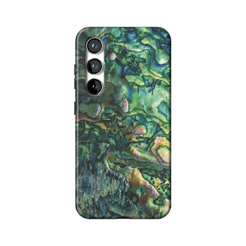 Green Abalone Shell Tough Phone Case for Galaxy S24