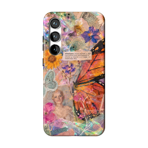 Monarch Collage Tough Phone Case for Galaxy S24 Plus