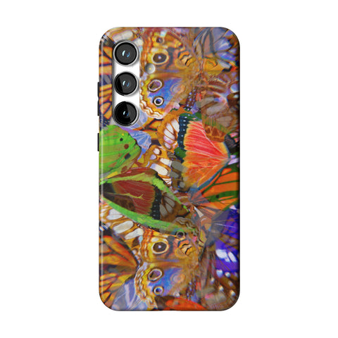 Trippy Butterfly Wings Tough Phone Case for Galaxy S24 Plus