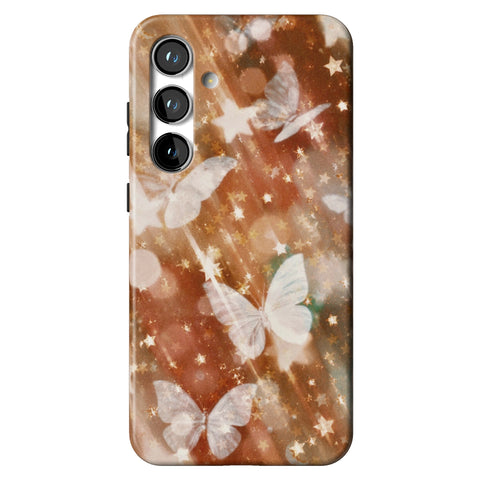 Terracotta Butterfly Tough Phone Case for Galaxy S24 Plus