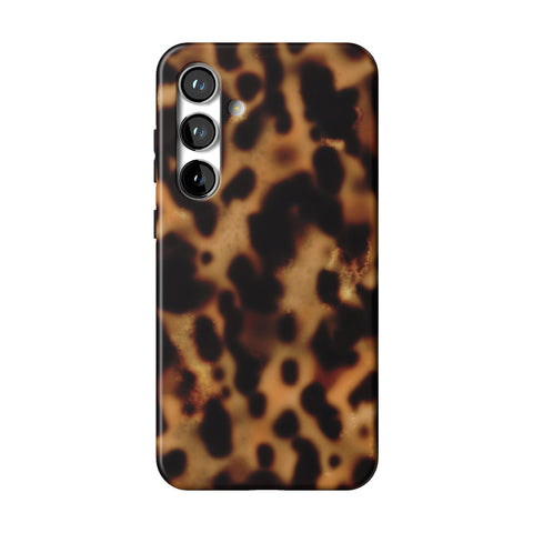 Grunge Tortoise Shell Print Tough Phone Case for Galaxy S24 Plus