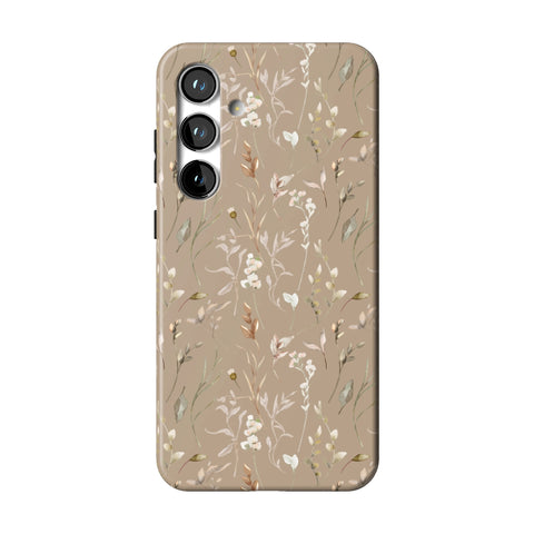 Boho Floral Tough Phone Case for Galaxy S24 Plus