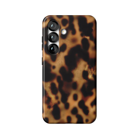 Grunge Tortoise Shell Print Tough Phone Case for Galaxy S25