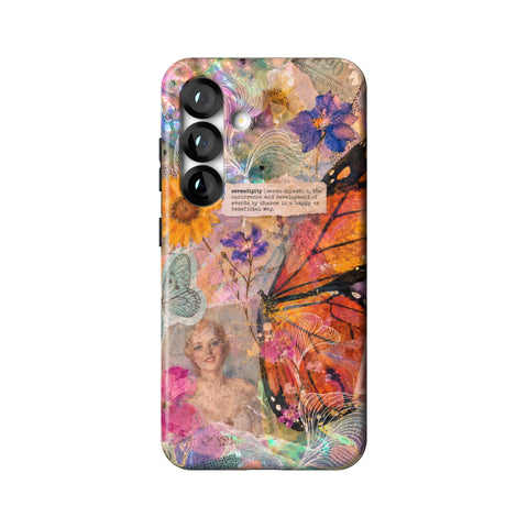 Monarch Collage Tough Phone Case for Galaxy S25