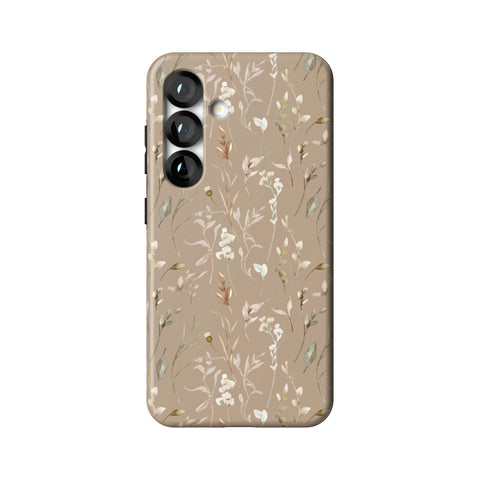 Boho Floral Tough Phone Case for Galaxy S25
