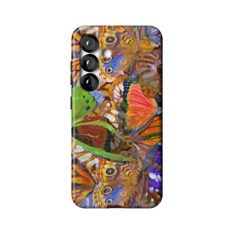 Trippy Butterfly Wings Tough Phone Case for Galaxy S25
