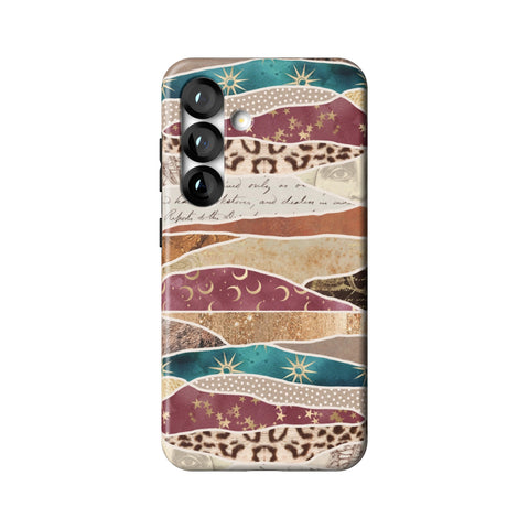 Boho Abstract Tough Phone Case for Galaxy S25