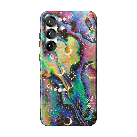 Celestial Zodiac Tough Phone Case for Galaxy S25 Plus