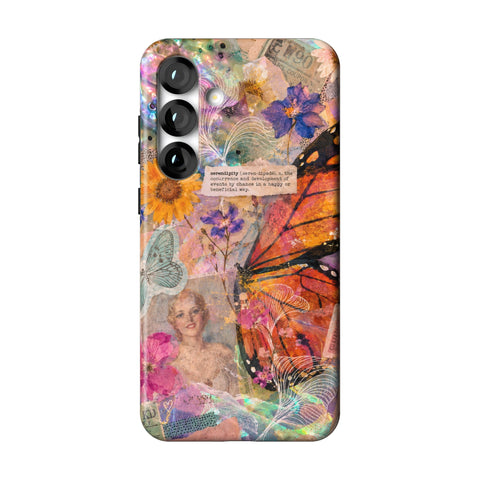 Monarch Collage Tough Phone Case for Galaxy S25 Plus