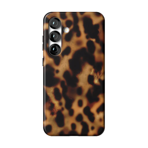 Grunge Tortoise Shell Print Tough Phone Case for Galaxy S25 Plus