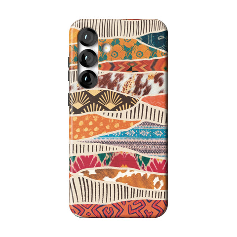Abstract Southwestern Prints Tough Phone Case for Galaxy S25 Plus