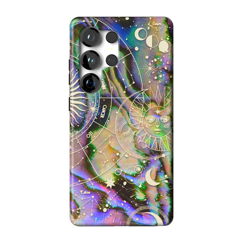 Abalone Zodiac Tough Phone Case for Galaxy S25 Ultra