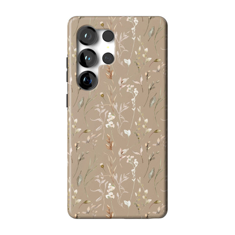 Boho Floral Tough Phone Case for Galaxy S25 Ultra
