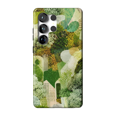 Moss Collage Tough Phone Case for Galaxy S25 Ultra