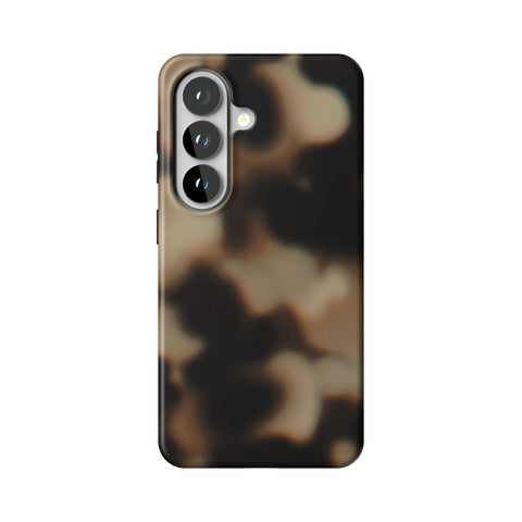 Creamy Tortoise Shell Tough Phone Case for Galaxy S26