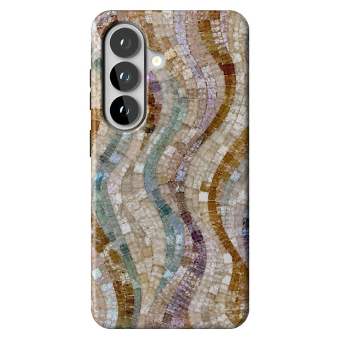 Seashell Mosaic Print Tough Phone Case for Galaxy S26