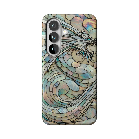 Year of the Dragon Stained Glass Illusion Tough Phone Case for Galaxy S26
