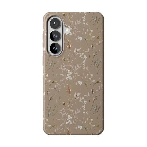 Boho Floral Tough Phone Case for Galaxy S26 Plus
