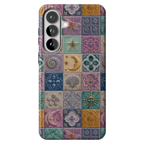 Mermaid Whimsy Tiles Tough Phone Case for Galaxy S26 Plus