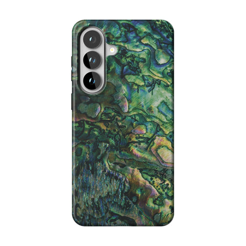 Green Abalone Shell Tough Phone Case for Galaxy S26 Plus