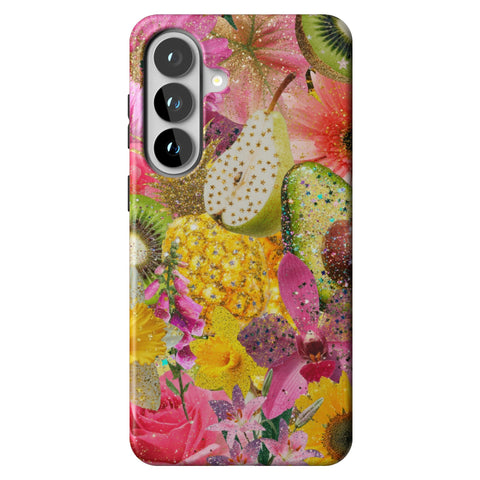 Tropical Fruit Floral Tough Phone Case for Galaxy S26 Plus
