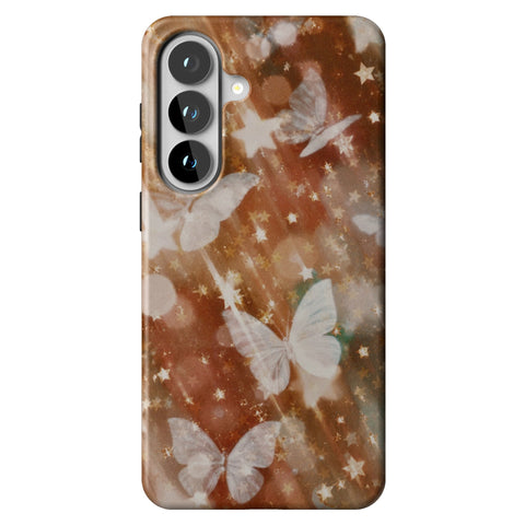 Terracotta Butterfly Tough Phone Case for Galaxy S26 Plus