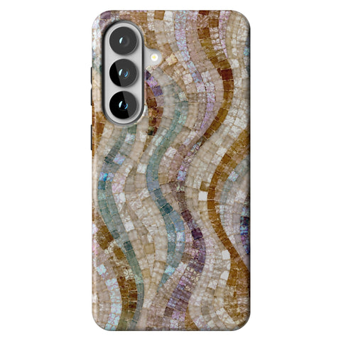 Seashell Mosaic Print Tough Phone Case for Galaxy S26 Plus
