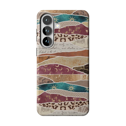 Boho Abstract Tough Phone Case for Galaxy S26 Plus