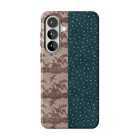 Lace & Tiny Dots Split Tough Phone Case for Galaxy S26 Plus