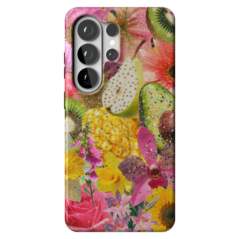 Tropical Fruit Floral Tough Phone Case for Galaxy S26 Ultra