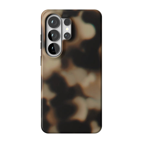 Creamy Tortoise Shell Tough Phone Case for Galaxy S26 Ultra