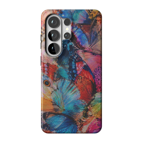 Colorful Butterfly Moth Wings Tough Phone Case for Galaxy S26 Ultra