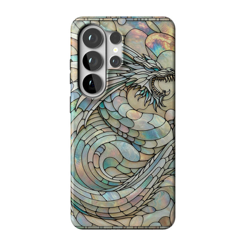 Year of the Dragon Stained Glass Illusion Tough Phone Case for Galaxy S26 Ultra