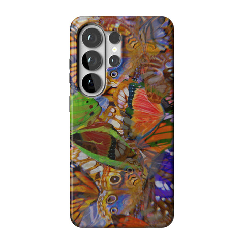 Trippy Butterfly Wings Tough Phone Case for Galaxy S26 Ultra
