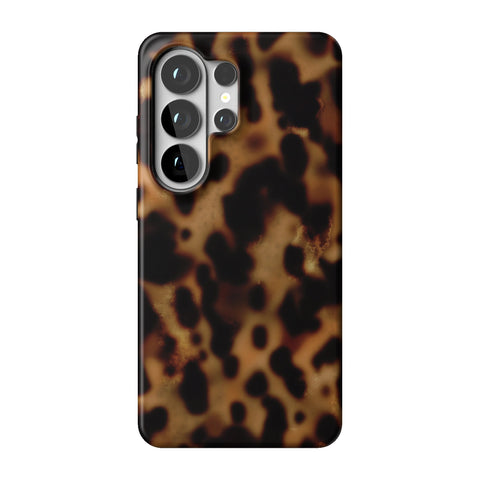 Grunge Tortoise Shell Print Tough Phone Case for Galaxy S26 Ultra