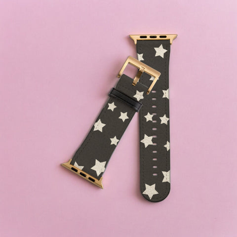 Western Star Print Apple Watch Band For Series 3 4 5 6 7 8 9 10 11 SE Ultra 38mm 40mm 41mm 42mm 44mm 45mm 46mm 49mm (Feat)