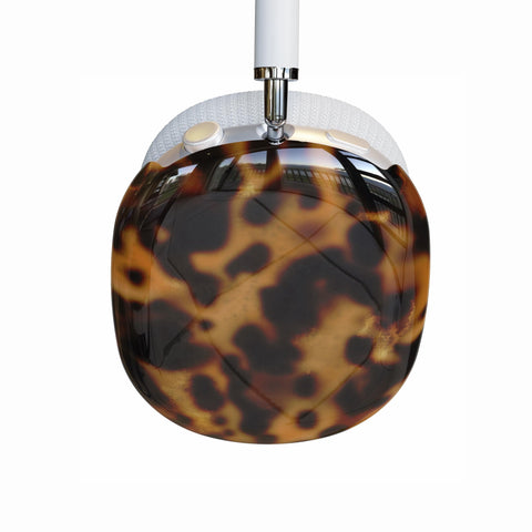 Classy Tortoise Shell Print AirPods Max Case | Snap On Air Pods Max Cover | Protective Case For New AirPods Max Headphones feat