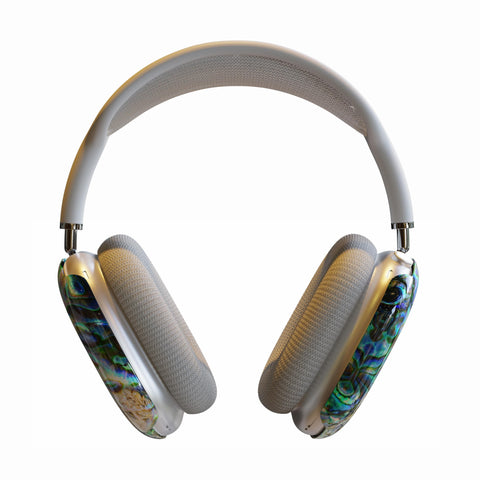 Beautiful Abalone Shell Print AirPods Max Case | Snap On Air Pods Max Cover | Protective Case For New AirPods Max Headphones feat