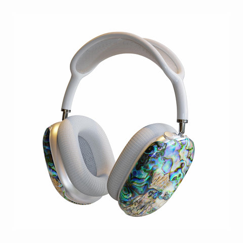 Beautiful Abalone Shell Print AirPods Max Case | Snap On Air Pods Max Cover | Protective Case For New AirPods Max Headphones feat