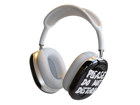 Please Do Not Disturb AirPods Max Case | Snap On Air Pods Max Cover | Protective Case For New AirPods Max Headphones With Funny Design